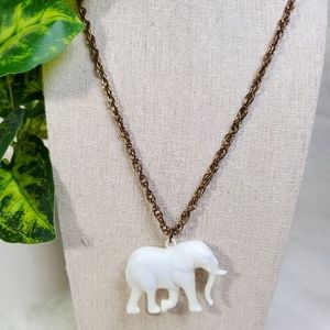 Elephant Pendant Necklace